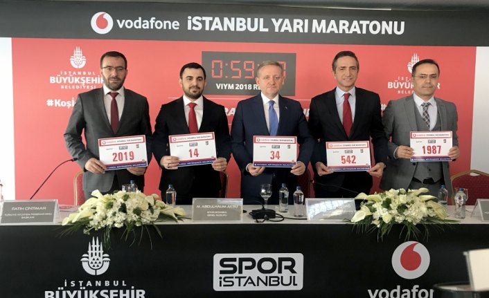 Vodafone 14. İstanbul Yarı Maratonu için geri sayım sürüyor