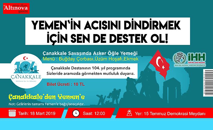 YEMEN `İN ACISINI DİNDİRMEK  İÇİN SEN DE DESTEK OL!