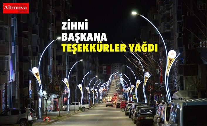 ZİHNİ BAŞKANA TEŞEKKÜRLER YAĞDI