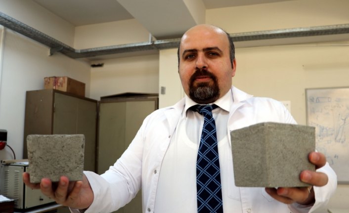 Zonguldak BEÜ'de daha hafif ve ucuz köpük beton geliştirildi