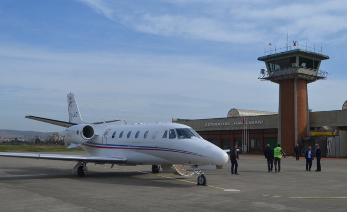 Zonguldak Havalimanı'nda test uçuşları başladı