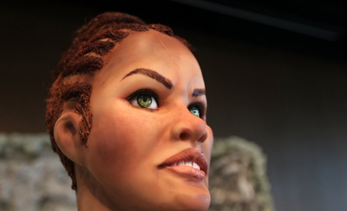 500 kilogram çikolatadan Atatürk Anıtı