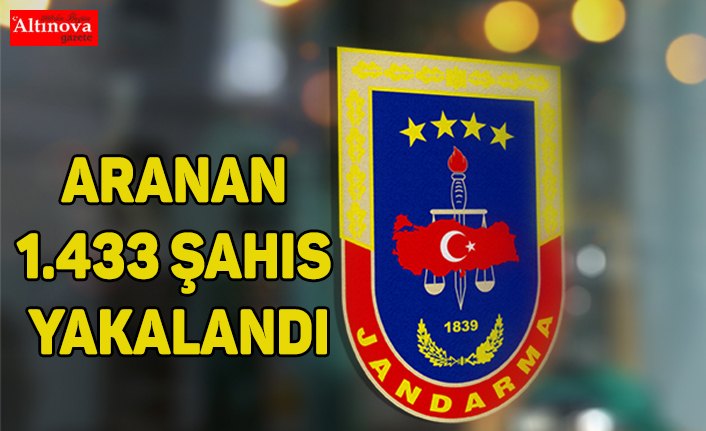 Aranan 1.433 Şahıs Yakalandı