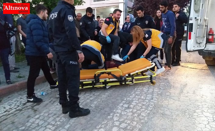 Bafra'da kavga:1 yaralı