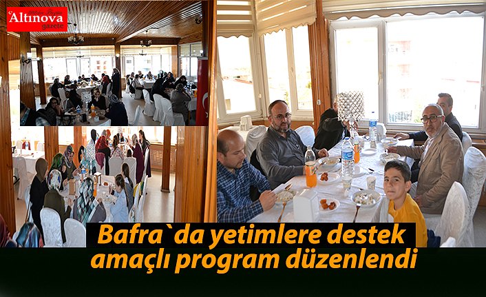 Bafra`da yetimlere destek amaçlı program düzenlendi