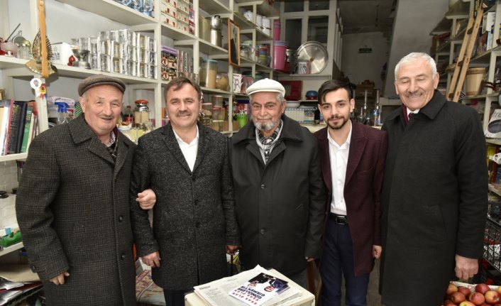 Başkan Çimen'den teşekkür ziyaretleri