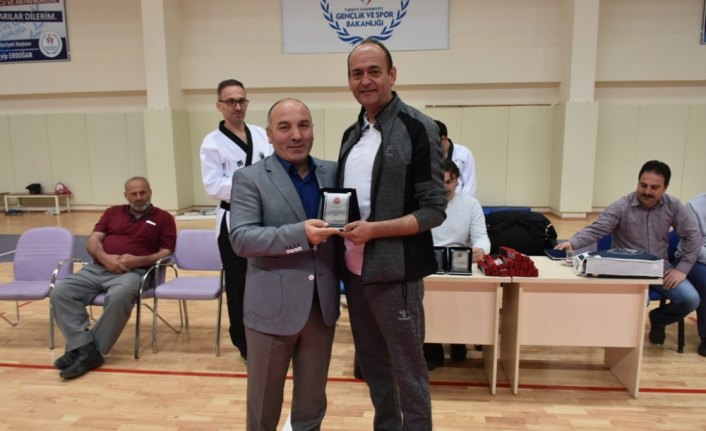 Boyabat'ta tekvando kuşak sınavı gerçekleştirildi