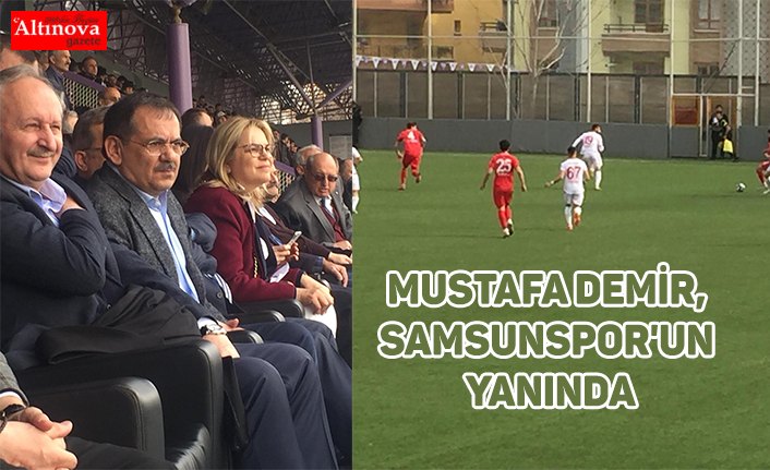 Demir, Samsunspor'un yanında