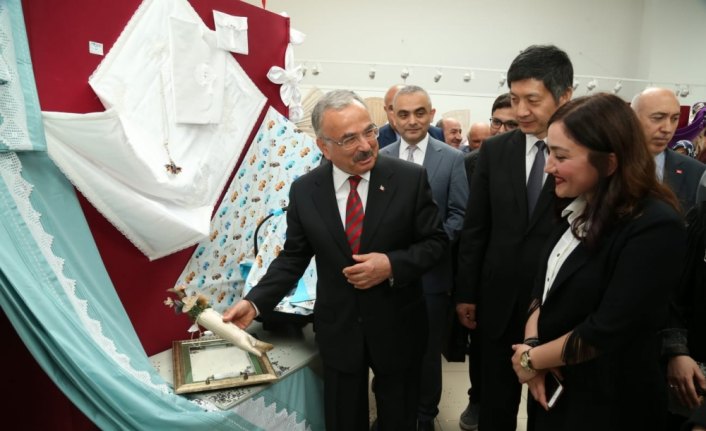 Fatsa'da kursiyerlerden yıl sonu sergisi