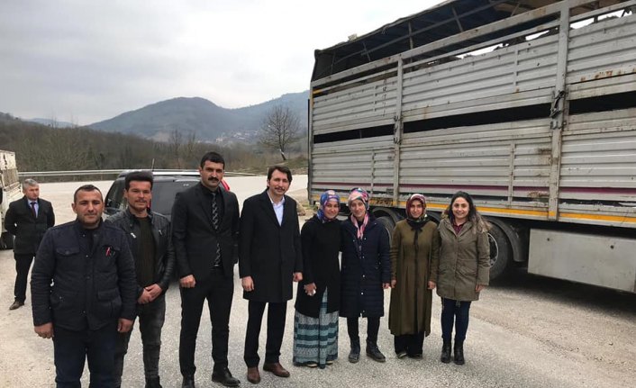 Genç çiftçilere koyun desteği yapıldı