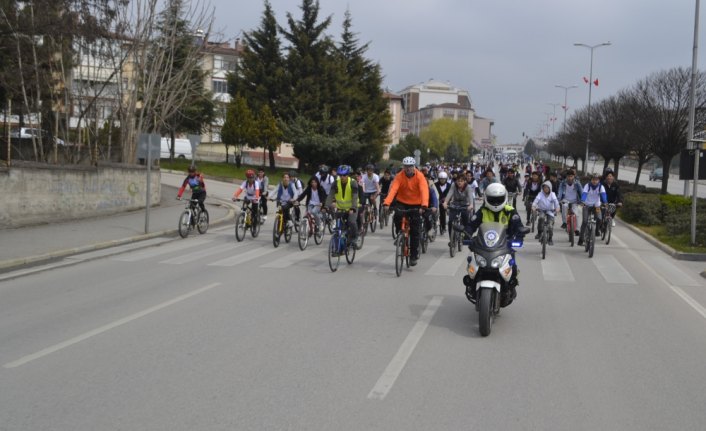 Karabük'ün kuruluşu için pedal çevirdiler