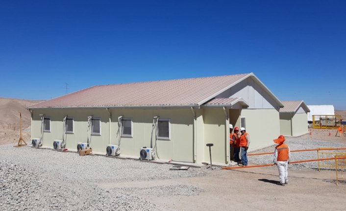 Karmod, Şili'de altın madenine şantiye mobilizasyon kampı kurdu