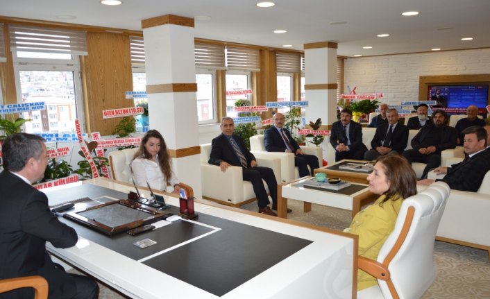 Kaymakam Yılmaz'dan Başkan Özdemir'e ziyaret