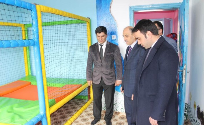 Köy okulunda hobi evi açıldı