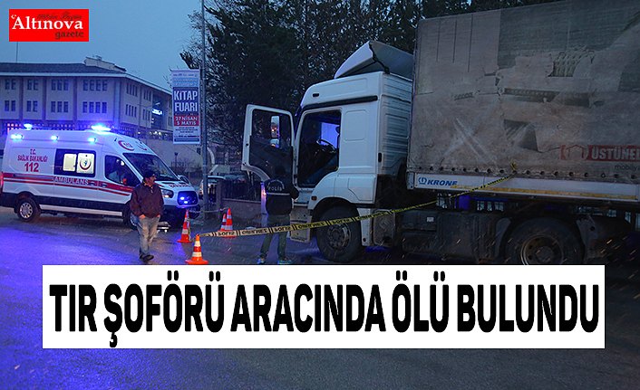 Tır şoförü aracında ölü bulundu
