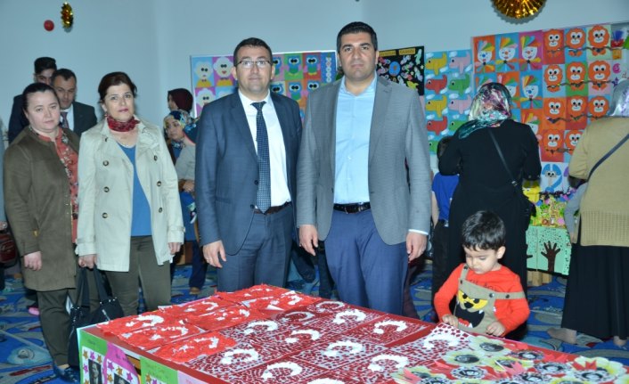 Anaokulu öğrencilerinden yıl sonu sergisi