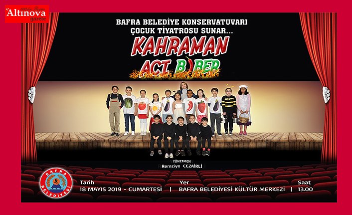 BAFRA BELEDİYESİ’NDEN ÇOCUKLAR İÇİN TİYATRO