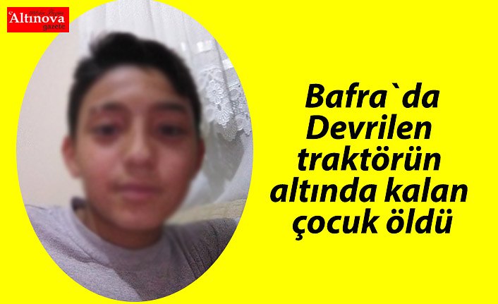 Bafra'da Kaza 1Ölü