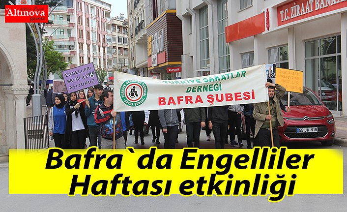 Bafra`da Engelliler Haftası etkinliği