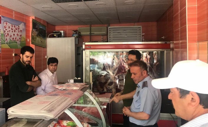 Bafra'da fırın ve kasaplar denetlendi