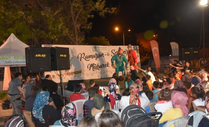 Boyabat'ta ramazan eğlenceleri devam ediyor
