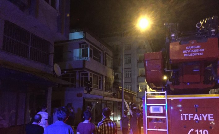 Çarşamba'da ev yangını