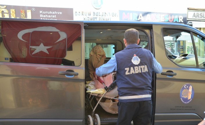 Çorum'da dilencilere yönelik operasyon