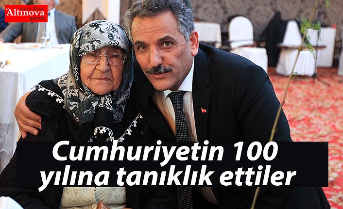 Cumhuriyetin 100 yılına tanıklık ettiler