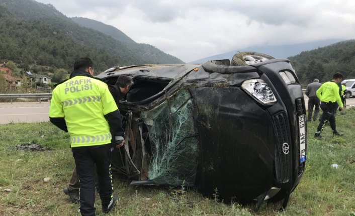 Devrilen cipteki 4 kişi yaralandı