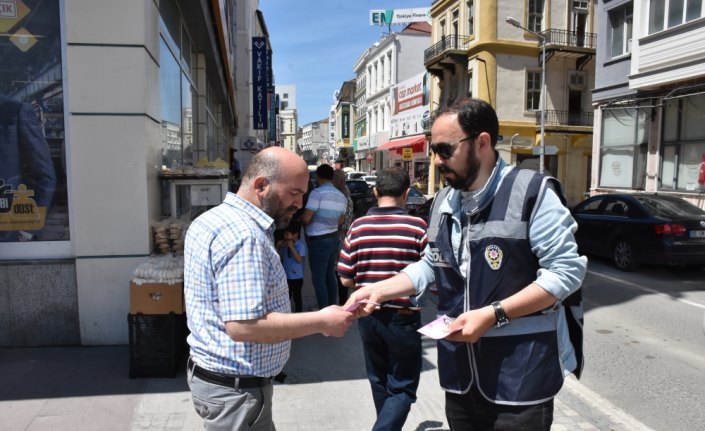 Emniyetten dolandırıcılara karşı broşürlü uyarı