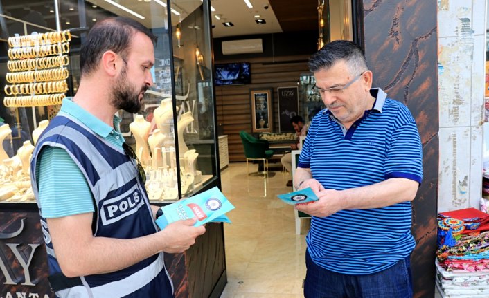 Emniyetten hırsızlığa karşı broşürlü uyarı