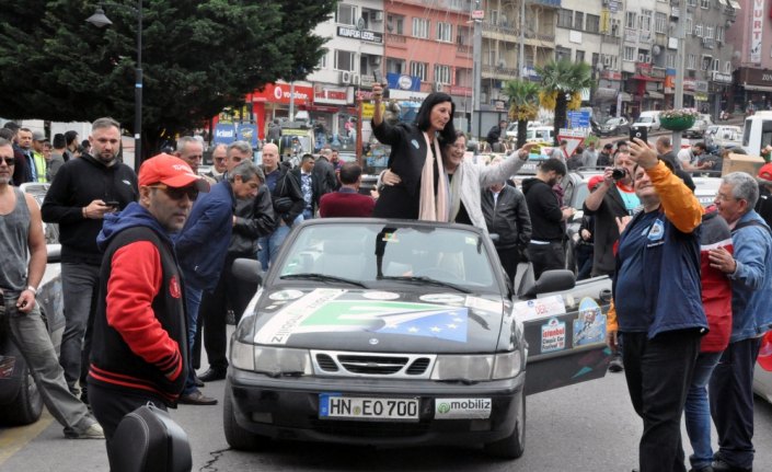 Europa-Orient/Doğu-Batı Dostluk ve Barış Rallisi Zonguldak'ta
