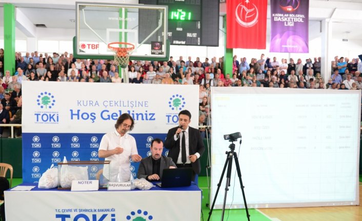 Giresun'da TOKİ konutlarının hak sahipleri belirlendi