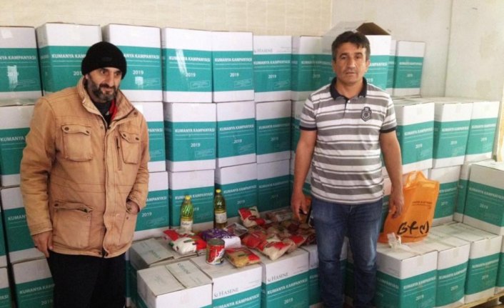 Hasene Yardımlaşma ve Dayanışma Derneğinden yardım