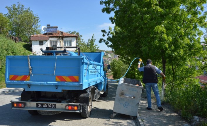 Havza'da yabani ot ve haşere ile mücadele