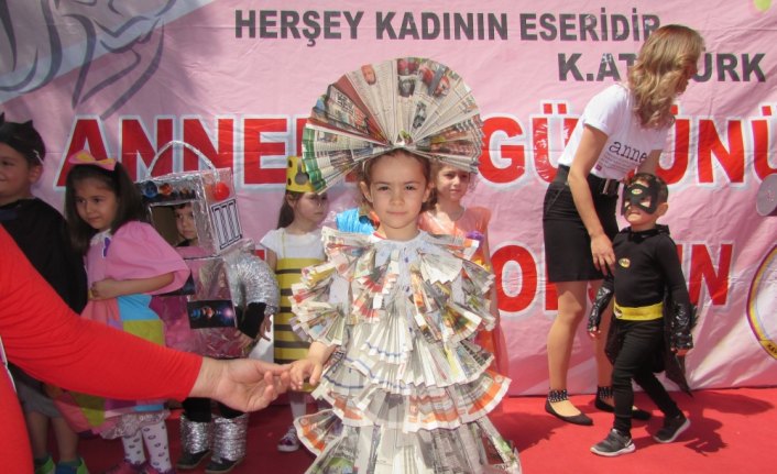 Kavak'ta anaokulu öğrencilerinden 