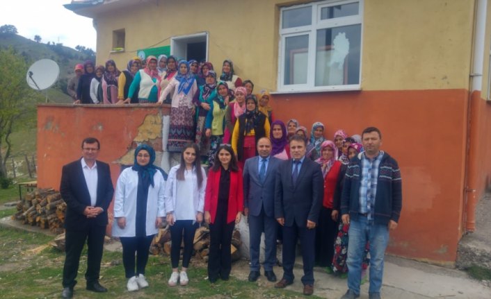 Kaymakam Kaya'dan kurs ziyareti