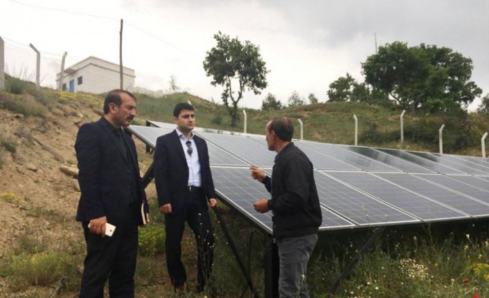 Kaymakam Yenidünya su depolarını inceledi