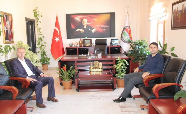 Kaymakam Yenidünya'dan veda ziyareti