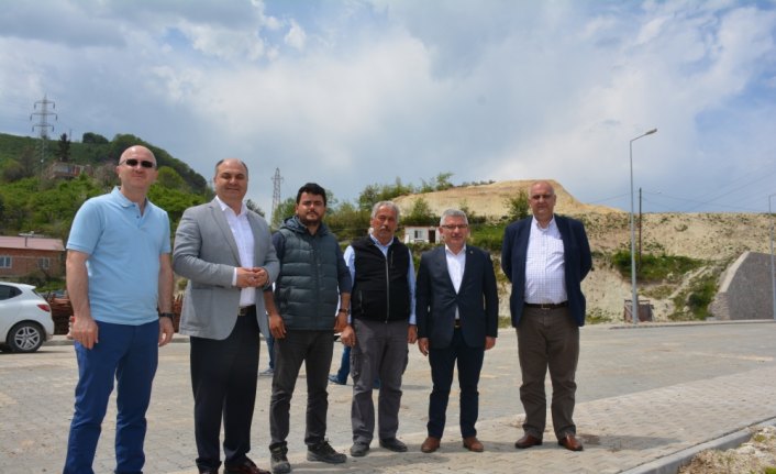 Milletvekili Aydın'dan organize sanayi bölgesinde inceleme