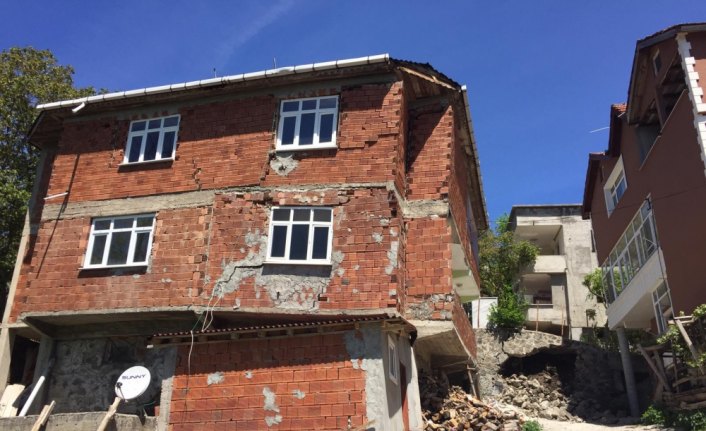 Ordu'da heyelanlı bölgede inceleme başlatıldı