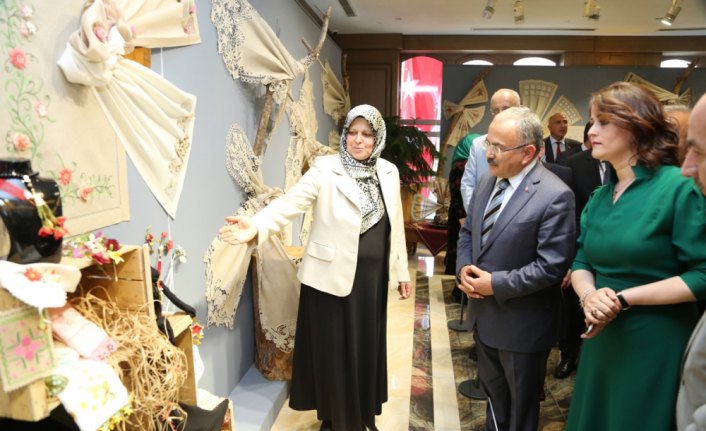 Ordu'da kursiyerlerden yıl sonu sergisi
