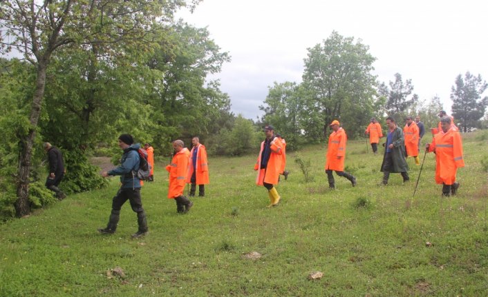 Samsun'da kaybolan 1,5 yaşındaki Ecrin'i arama çalışmaları