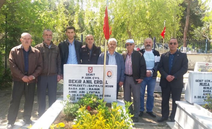 Şehit Bekir Anıl Erdal kabri başında anıldı