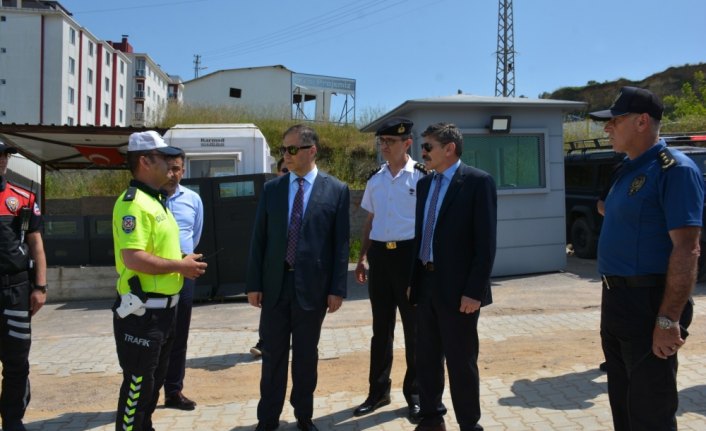 Sinop'ta emniyet ve jandarmadan trafik denetimi