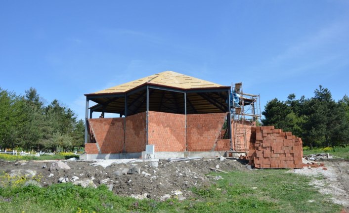 Taceddin Altunbaş Türbesi inşaatı devam ediyor