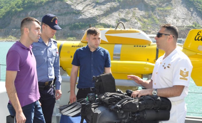 TCG Alanya savaş gemisi ziyarete açıldı