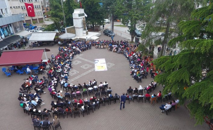 Terme 100. yılda 100 bin kitap okuyor