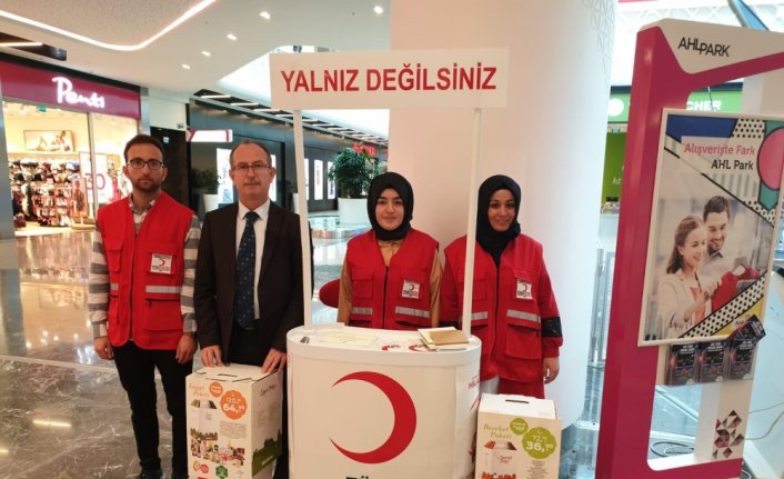 Türk Kızılayı'ndan gıda kolisi bağış kampanyası