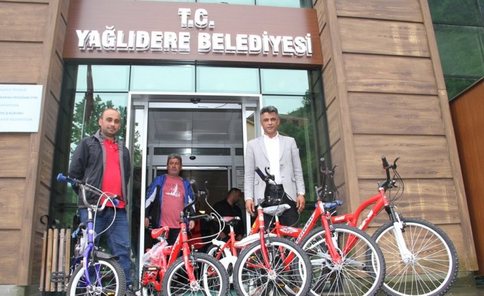 Yağlıdere'de çocuklara bisiklet hediye edilecek